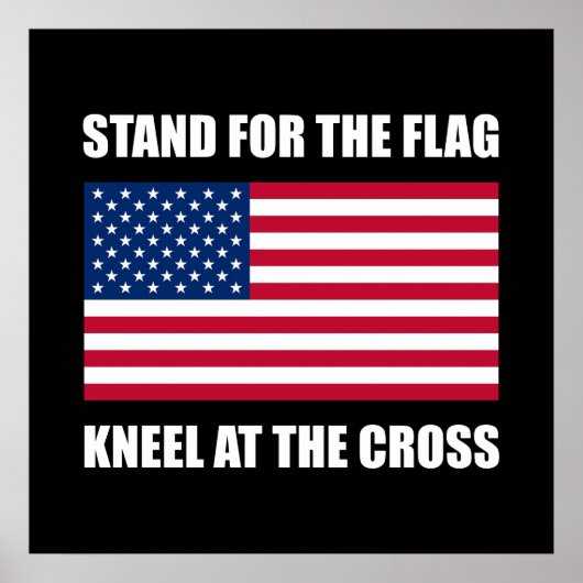 Stand voor vlaggenketel bij dwarsdoorsnede poster (Voorkant)