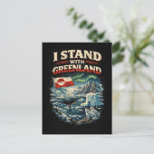Stand with Greenland Briefkaart (Staand voorkant)