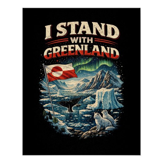 Stand with Greenland Perfect Poster (Voorkant)