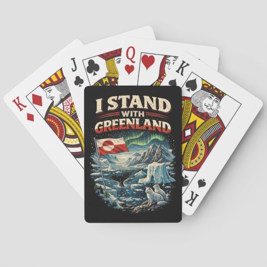 Stand with Greenland Pokerkaarten (Achterkant)