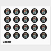 Stand with Greenland Ronde Sticker (Vel)