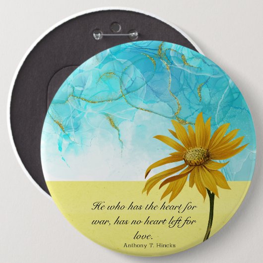 Stand With Oekraïne Ronde Button 6,0 Cm (Voorkant /achterkant)