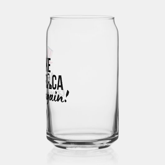 Stand with Trump: Gear Up for 2024! Blikvorm Glas (Links)