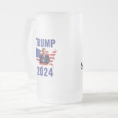 Stand with Trump: Gear Up for 2024! Matglas Bierpul (Voorkant links)