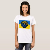 Stand with Ukraine tshirt (Voorkant volledig)