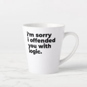 Standa Latte Mok - Sorry dat ik je beledigd heb me (Rechts)