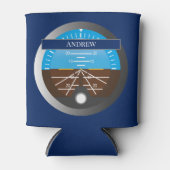 standaanwijzer in de cockpit van het vliegtuig blikjeskoeler (Voorkant)