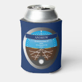 standaanwijzer in de cockpit van het vliegtuig blikjeskoeler (Blikje Achterkant)