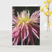 Standaard, 12,7 cm x 17,8 cm gevouwen Wenskaart Kaart (Gele Bloem)