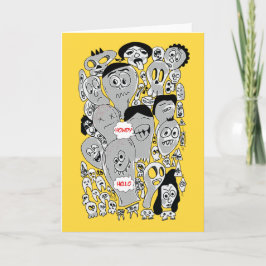 Standaard, 12,7 cm x 17,8 cm Vouwansichtkaart Kaart