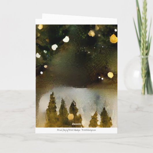 Standaard, 13 x 18 cm dubbelgevouwen wenskaart kaart (Achterkant)