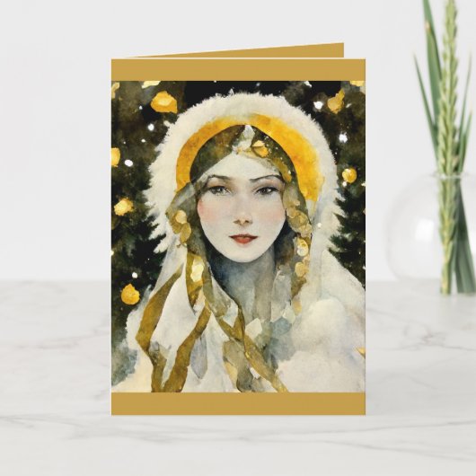 Standaard, 13" x 18" gevouwen wenskaart kaart (Voorkant)