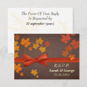 standaard 1,5 x 5 valtrouwt rsvp - kaarten kaartje (Voorkant / Achterkant)