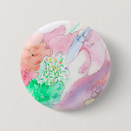 Standaard 2 1/4-inch ronde knop met design button 5,7 cm