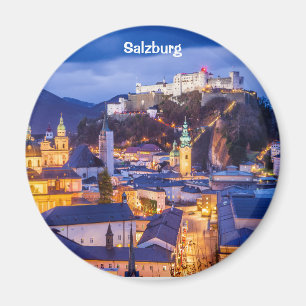 Standaard, 2¼ inch Circle Magnet Salzburg
