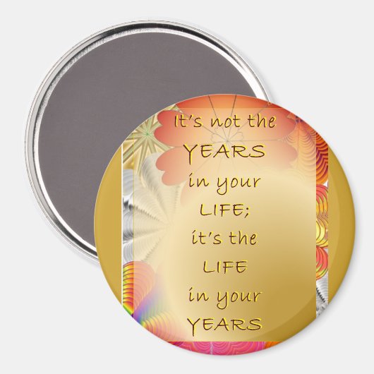 Standaard, 2¼-inch cirkelmagneet magneet (Voorkant / Achterkant)