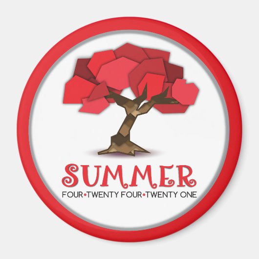 Standaard, 2¼-inch cirkelmagneet magneet (Voorkant)