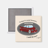 Standaard, 2¼-inch cirkelmagneet magneet (Voorkant / Achterkant)