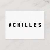 Standaard 3,5-inch x 2,0-inch Visitekaartje brochf (Achterkant)