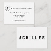 Standaard 3,5-inch x 2,0-inch Visitekaartje brochf (Voorkant / Achterkant)