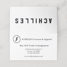 Standaard 3,5-inch x 2,0-inch Visitekaartje brochf Klantenkaartje