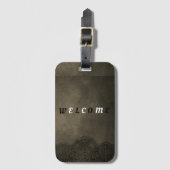 Standaard, 3.5" x 2.0" Bagage-etiket voor Zakelijk Bagagelabel (Voorkant (verticaal))