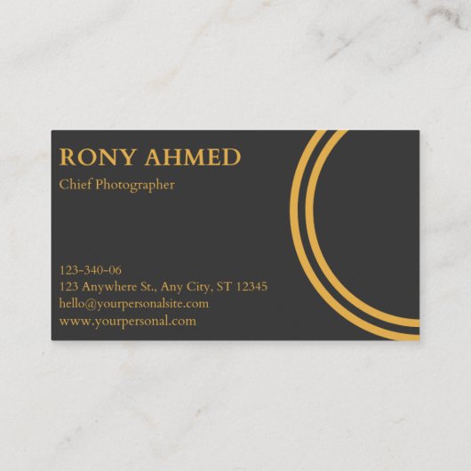 Standaard 3,5 x 2,0-inch professioneel Visitekaart Visitekaartje (Achterkant)