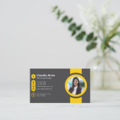 Standaard 3,5 x 2,0-inch Visitekaartje (Staand voorkant)