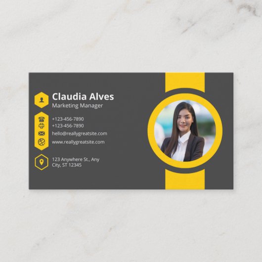 Standaard 3,5 x 2,0-inch Visitekaartje (Voorkant)