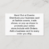 Standaard 3,5 x 2,0-inch Visitekaartje (Achterkant)