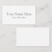 Standaard 3,5 x 2,0-inch Visitekaartje (Voorkant / Achterkant)