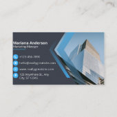 Standaard 3,5 x 2,0-inch Visitekaartje (Achterkant)