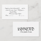 Standaard 3,5 x 2,0-inch Visitekaartje (Voorkant / Achterkant)