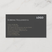 Standaard 3,5 x 2,0-inch Visitekaartje (Achterkant)