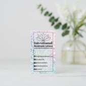 Standaard 3,5 x 2,0-inch Visitekaartje (Staand voorkant)