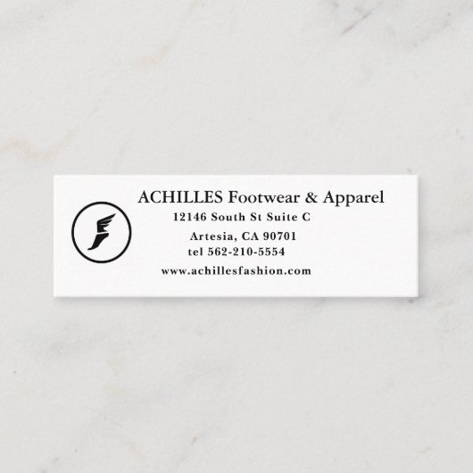 Standaard 3,5 x 2,0-inch Visitekaartje (Voorkant)