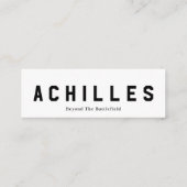 Standaard 3,5 x 2,0-inch Visitekaartje (Achterkant)