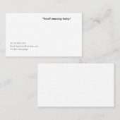 Standaard 3,5 x 2,0-inch Visitekaartje (Voorkant / Achterkant)