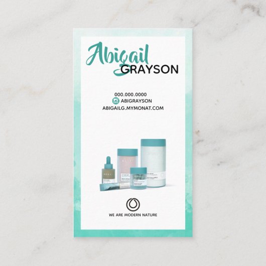 Standaard 3,5 x 2,0-inch Visitekaartje (Achterkant)