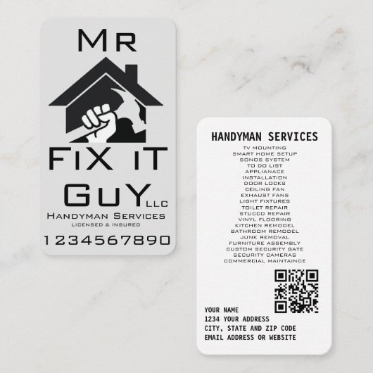 Standaard 3,5 x 2,0-inch Visitekaartje (Voorkant / Achterkant)