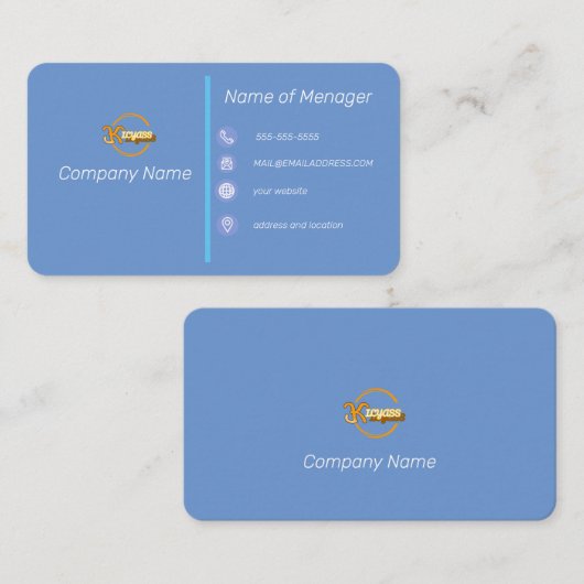 Standaard 3,5 x 2,0-inch Visitekaartje (Voorkant / Achterkant)