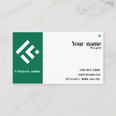 Standaard 3,5 x 2,0-inch Visitekaartje (Achterkant)