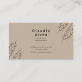 Standaard 3,5 x 2,0-inch Visitekaartje (Achterkant)