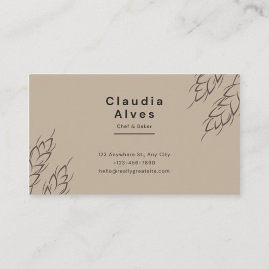 Standaard 3,5 x 2,0-inch Visitekaartje (Achterkant)