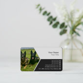 Standaard 3,5 x 2,0-inch Visitekaartje (Staand voorkant)