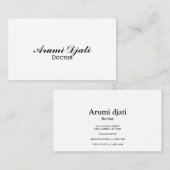 Standaard 3,5 x 2,0-inch Visitekaartje (Voorkant / Achterkant)