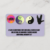 Standaard 3,5 x 2,0-inch Visitekaartje (Achterkant)