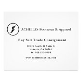 Standaard 3,5 x 2,0-inch Visitekaartje brochure Foto Afdruk (Voorkant)