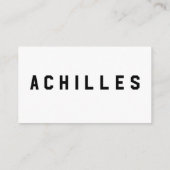 Standaard 3,5 x 2,0-inch Visitekaartje brochure Informatiekaartje (Achterkant)