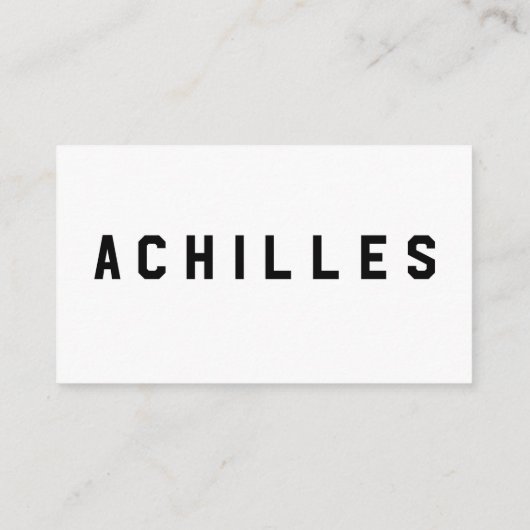 Standaard 3,5 x 2,0-inch Visitekaartje brochure Informatiekaartje (Achterkant)